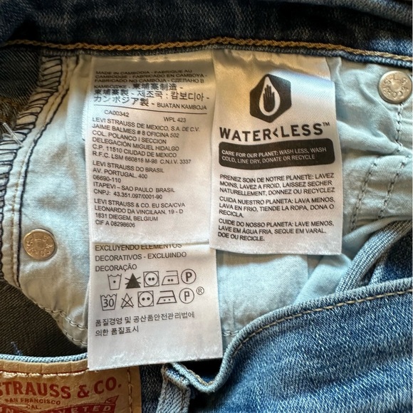 Levi’s 724 High Rise Straight Women’s Jeans size 26 medium wash Into The Groove - Picture 7 of 10